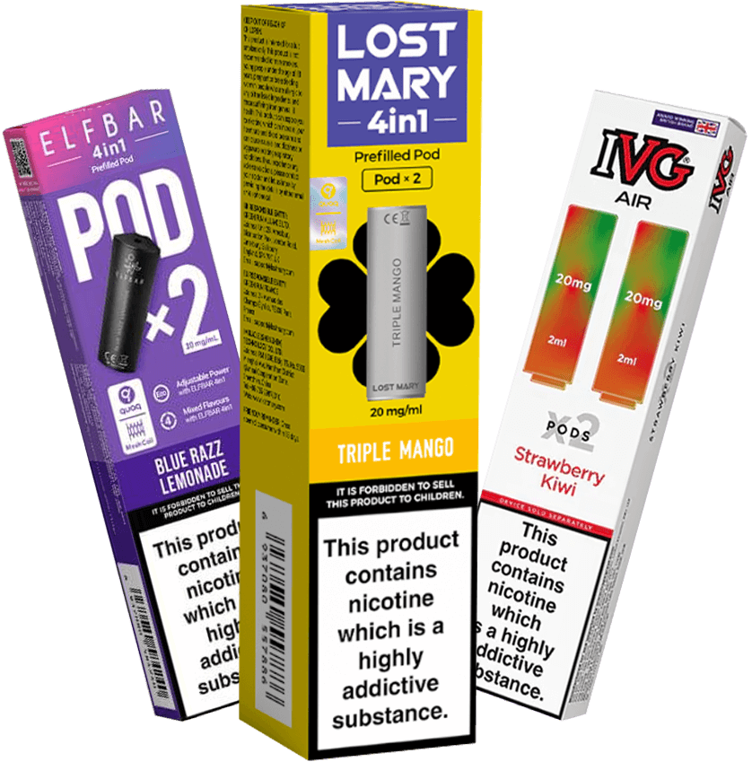 Prefilled Vape Pods Refills | Replacement Pod Cartridges Prefilled Vape Pods Refills | Replacement Pod Cartridges