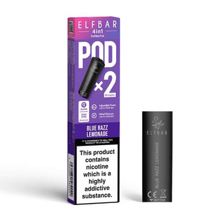 Blue Razz Lemonade Elf Bar 4 in 1 Prefilled Pods