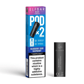 Blueberry Sour Raspberry Elf Bar 4 in 1 Prefilled Pods