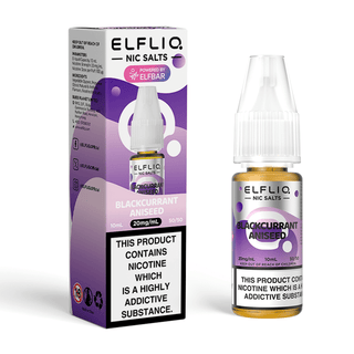 Blackcurrant Aniseed Nic Salt E-Liquid by Elf Bar Elfliq