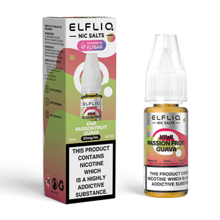 Kiwi Passion Fruit Guava Nic Salt E-Liquid by Elf Bar Elfliq