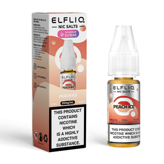 Peach Ice Nic Salt E-Liquid by Elf Bar Elfliq