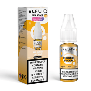 Rhubarb Snoow Nic Salt E-Liquid by Elf Bar Elfliq