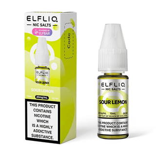 Sour Lemon Nic Salt E-Liquid by Elf Bar Elfliq