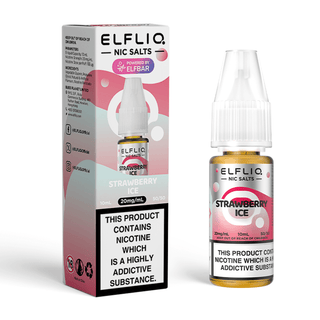 Strawberry Ice Nic Salt E-Liquid by Elf Bar Elfliq