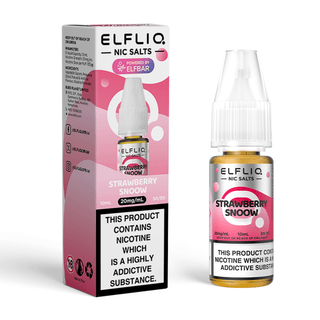 Strawberry Snoow Nic Salt E-Liquid by Elf Bar Elfliq