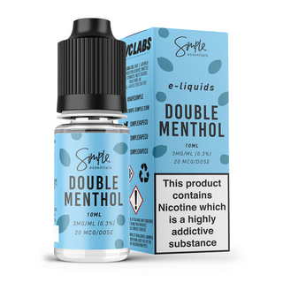 Double Menthol E-Liquid by Simple Essentials