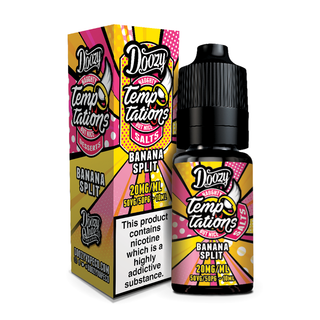 Banana Split Nic Salt E-Liquid by Doozy Temptations