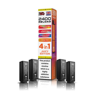 Juicy Edition IVG 2400 Reload 4 In 1 Vape Pods