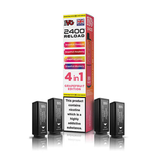 Grapefruit Edition IVG 2400 Reload 4 In 1 Vape Pods