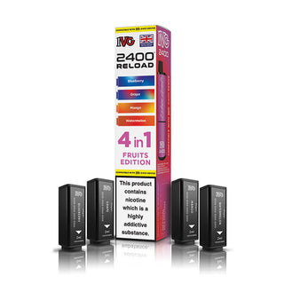 Fruits Edition IVG 2400 Reload 4 In 1 Vape Pods