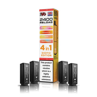 Exotic Edition IVG 2400 Reload 4 In 1 Vape Pods