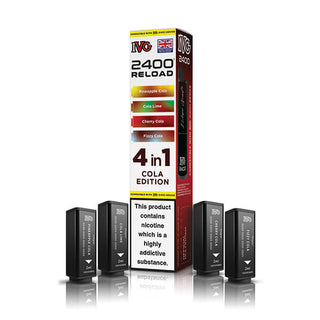 Cola Edition IVG 2400 Reload 4 In 1 Vape Pods