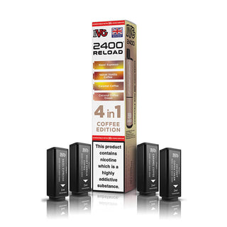 Coffee Edition IVG 2400 Reload 4 In 1 Vape Pods