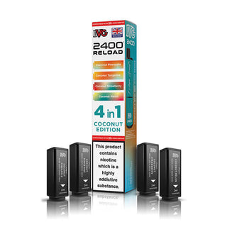 Coconut Edition IVG 2400 Reload 4 In 1 Vape Pods