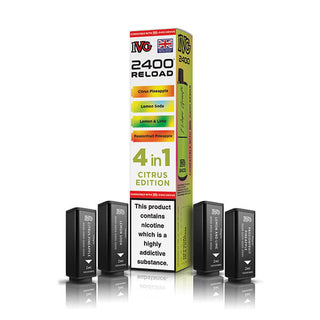 Citrus Edition IVG 2400 Reload 4 In 1 Vape Pods