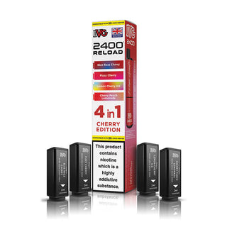 Cherry Edition IVG 2400 Reload 4 In 1 Vape Pods