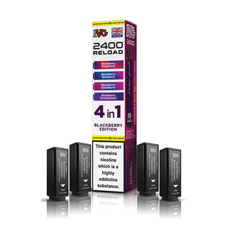 Blackberry Edition IVG 2400 Reload 4 In 1 Vape Pods