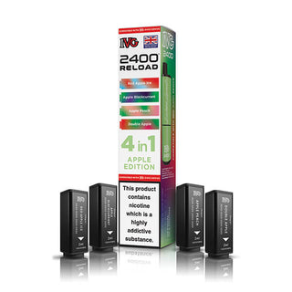 Apple Edition IVG 2400 Reload 4 In 1 Vape Pods