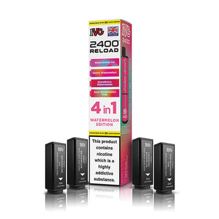 Watermelon Edition IVG 2400 Reload 4 In 1 Vape Pods