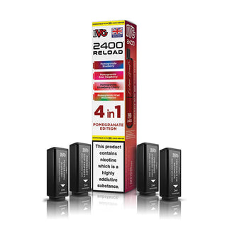 Pomegranate Edition IVG 2400 Reload 4 In 1 Vape Pods
