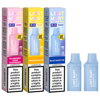 All Flavours Lost Mary BM600 Prefilled Pod Refills