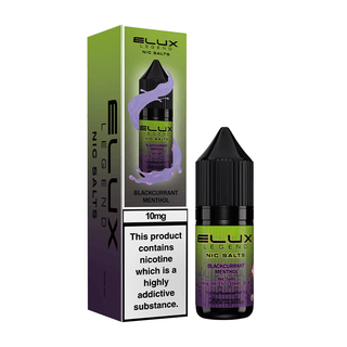 Blackcurrant Menthol Nic Salt E-Liquid by Elux