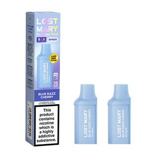 Blue Razz Cherry Lost Mary BM600 Prefilled Pod Refills