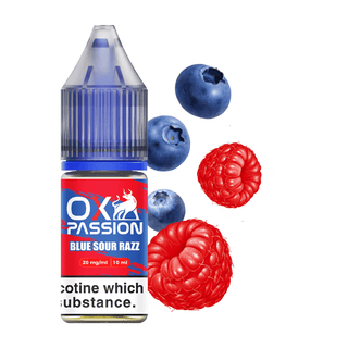 Blue Sour Razz Ox Passion Nic Salt E-Liquid by OXVA