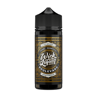 Boulevard Shattered 100ml Shortfill E-Liquid by Wick Liquor Bottle