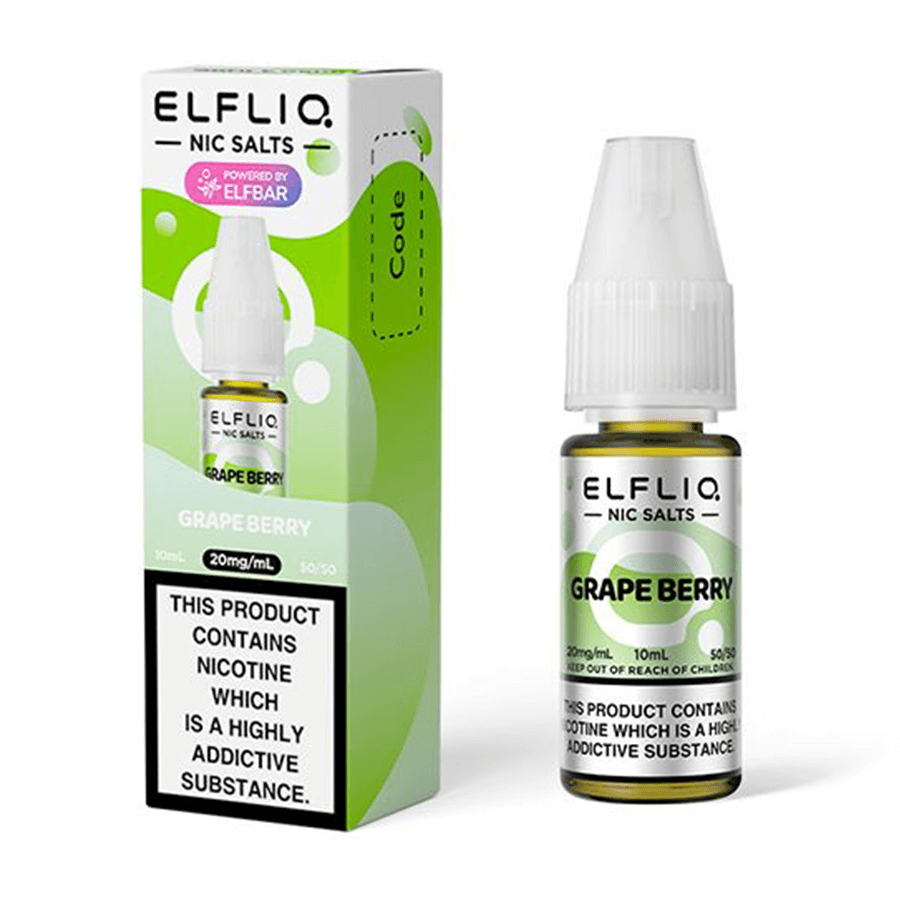elf liquid vape juice Grape Berry Elfliq Nic Salt E-Liquid