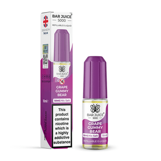 Grape Gummy Bear Nic Salt E-Liquid by Bar Juice 5000