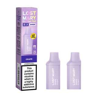 Grape Lost Mary BM600 Prefilled Pod Refills