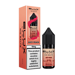 Juicy Peach Nic Salt E-Liquid by Elux