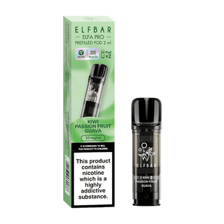 Kiwi Passion Fruit Guava Elf Bar Elfa Pro Prefilled Pod Refills
