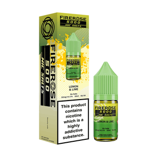 Lemon & Lime Nic Salt E-Liquid by Firerose Elux