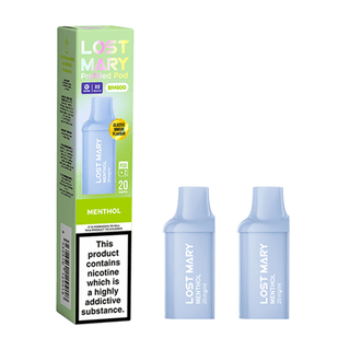 Menthol Lost Mary BM600 Prefilled Pod Refills
