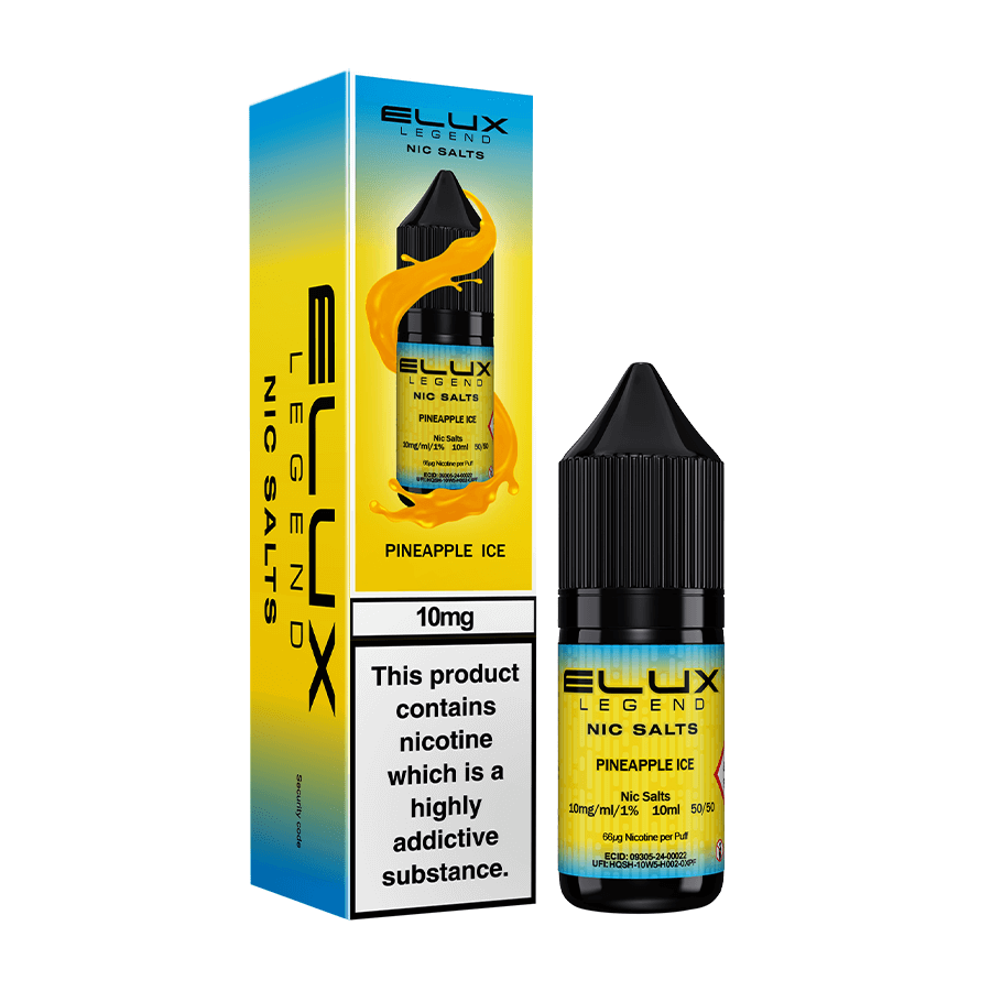 Pineapple Ice Nic Salt E-Liquid by Elux | 5 for 10 Pineapple Ice Nic Salt E-Liquid by Elux | 5 for 10