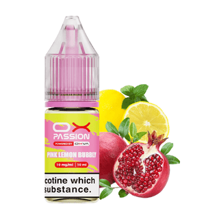 Pink Lemon Bubbly Ox Passion Nic Salt E-Liquid by Oxva 10ml Bottle