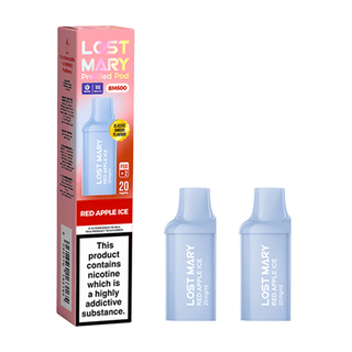Red Apple Ice Lost Mary BM600 Prefilled Pod Refills