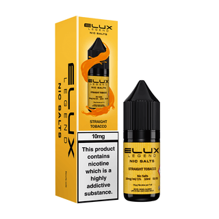 Straight Tobacco Nic Salt E-Liquid by Elux