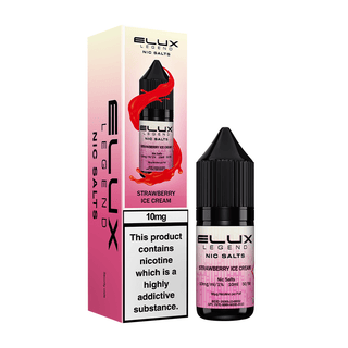 Strawberry Ice Cream Nic Salt E-Liquid by Elux