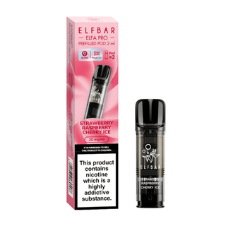 Strawberry Raspberry Cherry Ice Elf Bar Elfa Pro Prefilled Pod Refills