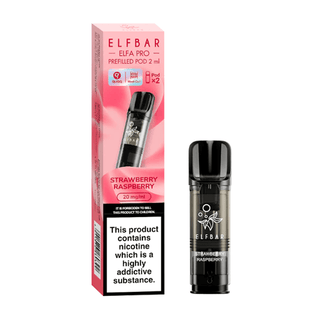 Strawberry Raspberry Elf Bar Elfa Pro Prefilled Pod Refills