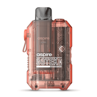 Translucent orange Aspire Gotek X Pod Vape Kit