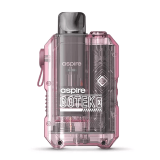Translucent Pink Aspire Gotek X Pod Vape Kit