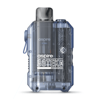 Translucent Royal Blue Aspire Gotek X Pod Vape Kit