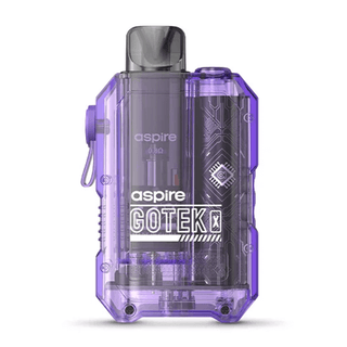 Translucent Violet Aspire Gotek X Pod Vape Kit