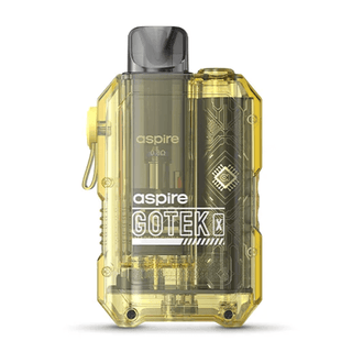 Translucent Yellow Aspire Gotek X Pod Vape Kit