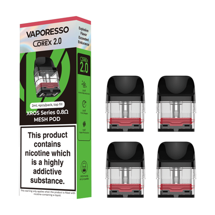 how long to let vaporesso pod soak Vaporesso XROS Pods | VapeLiquids UK